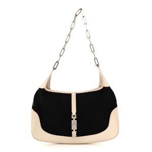 Gucci Black and Cream Shoulder Bag